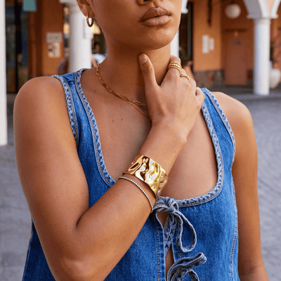 Gold Cuff Bracelet