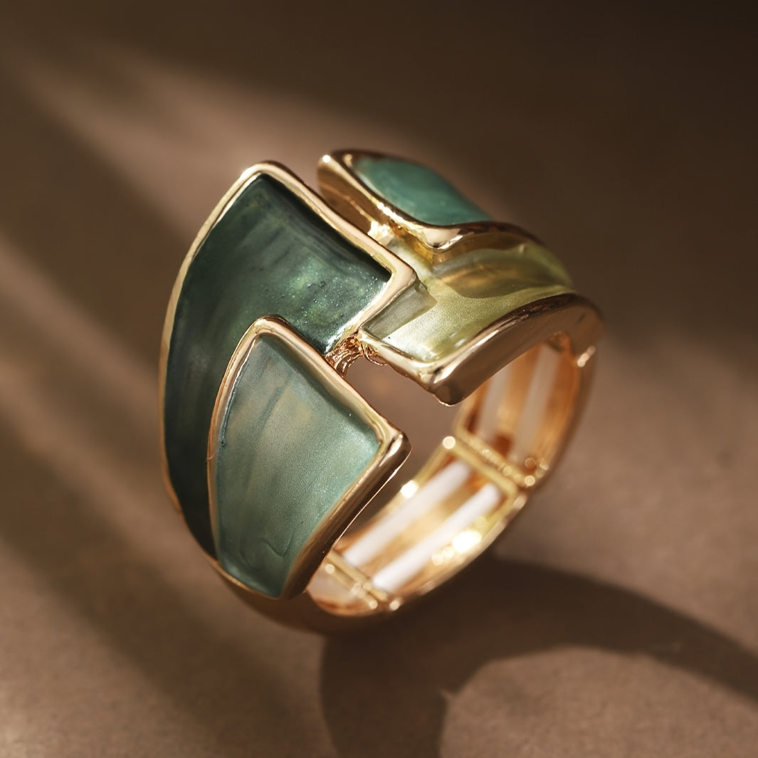 Vintage Hand-Painted Ring