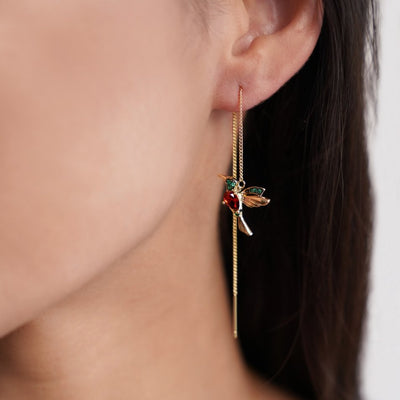 Charming Hummingbird Earrings