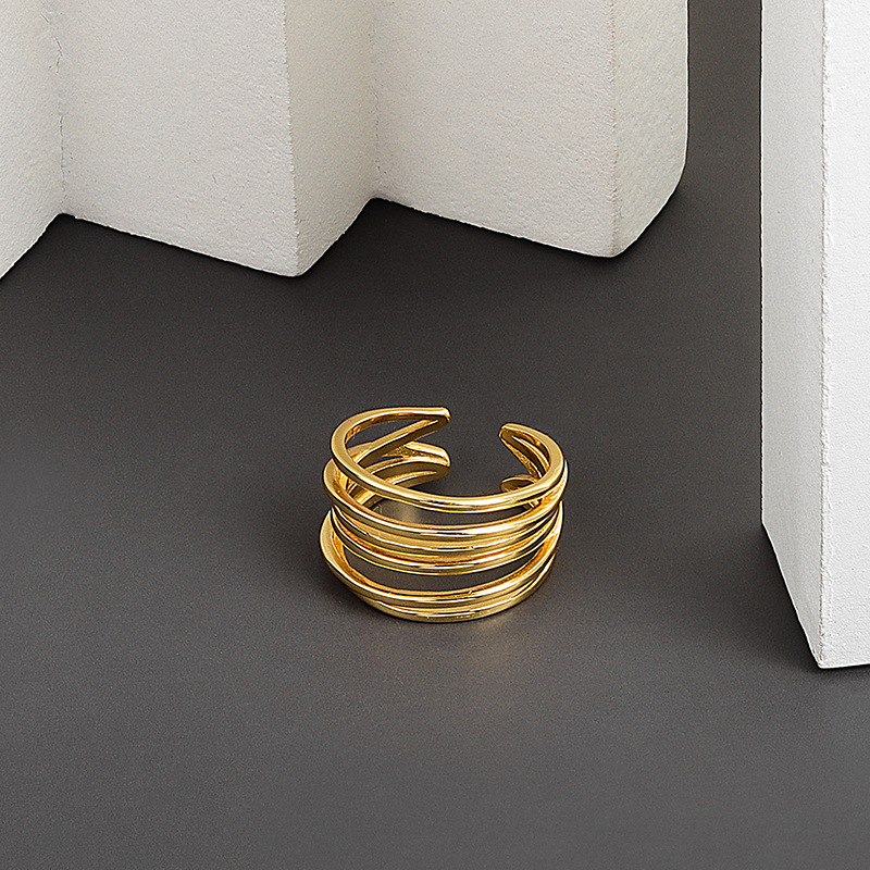 Layered 18k Goldplated ring