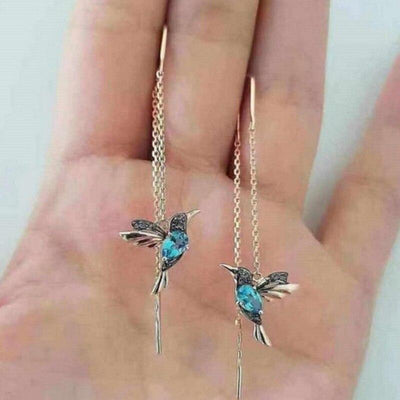 Kolibri Enamel & Zirconia Earrings