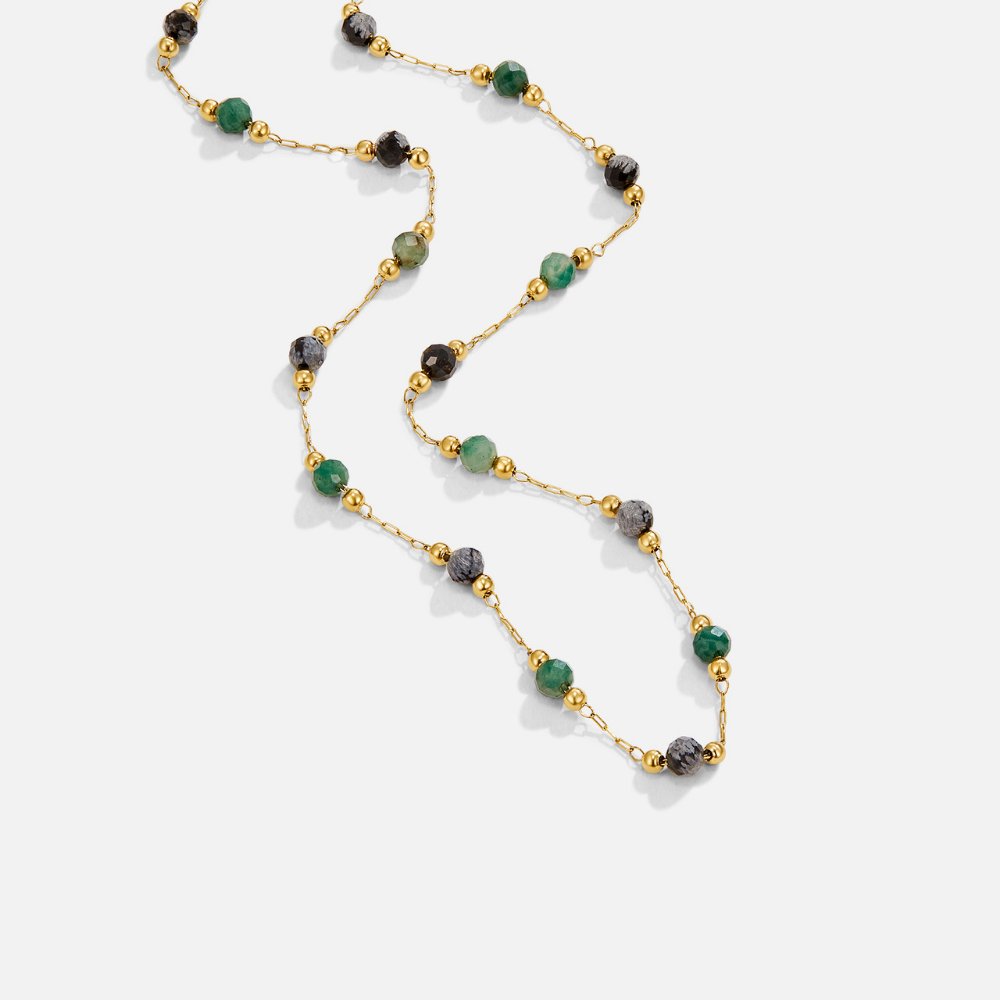 Lulu Forest Pearlstone Necklace