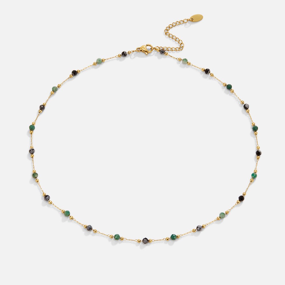 Lulu Forest Pearlstone Necklace
