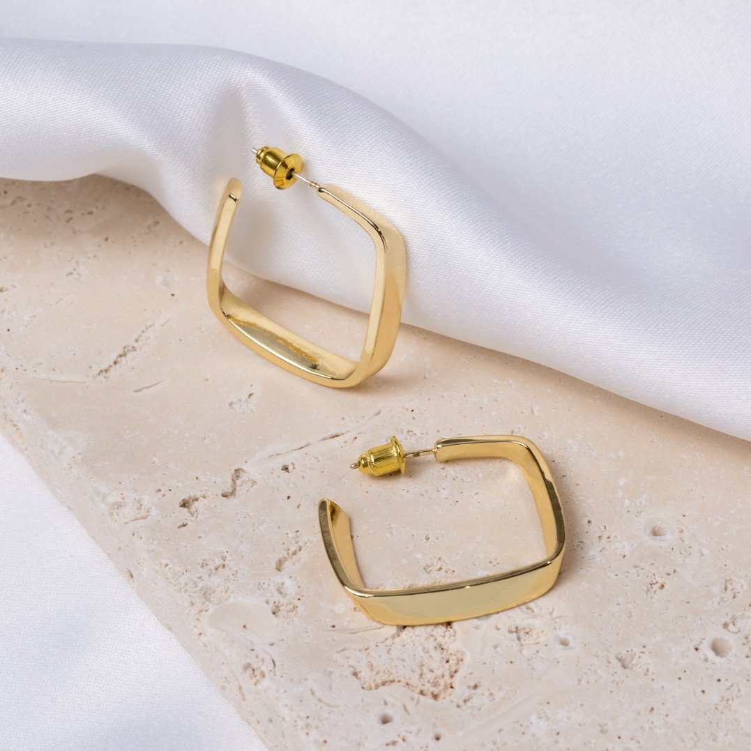 Geometric Hoop Earrings