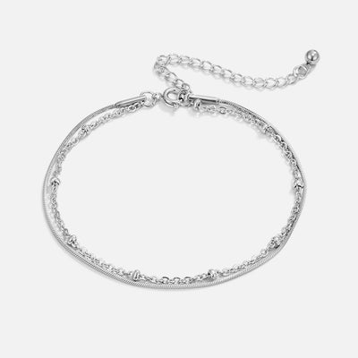 Pia Silver Layers Bracelet