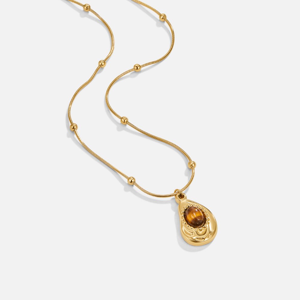 Tigerstein Pendant Necklace