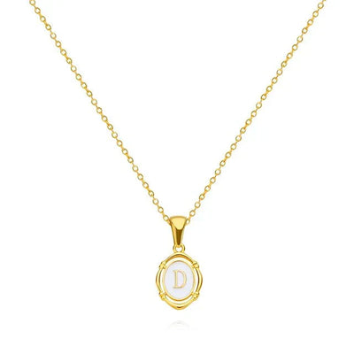 Classy Gold Letter Necklace