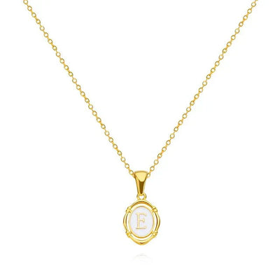 Classy Gold Letter Necklace