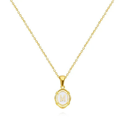 Classy Gold Letter Necklace