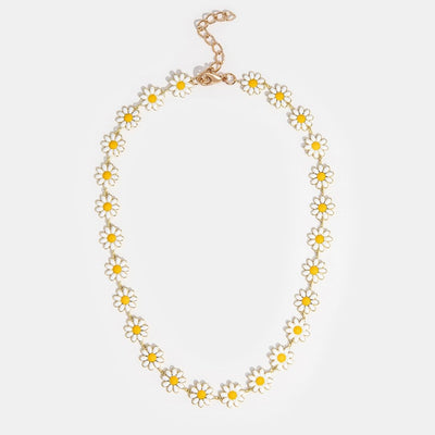 White Daisy Necklace